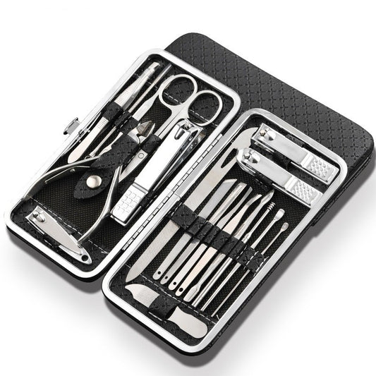 19in1 Stainless Steel Manicure Set